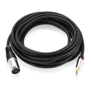 2DB01 XLR M to 3.5mm Stereo M Cable