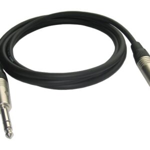 2FA02 6.35mm Phono Stereo M to M Cable
