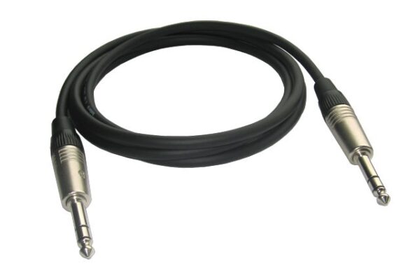 2FA02 6.35mm Phono Stereo M to M Cable