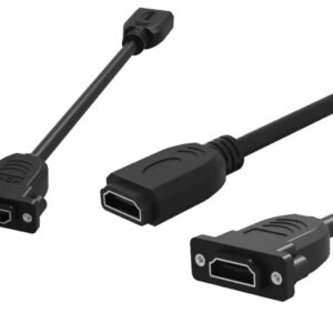 6AA01 HDMI F to HDMI F P.M 4K Pigtail