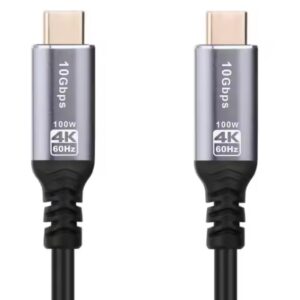 4AC03 USB 3.1 C M to C M Full Featured Cable (Data+Video+PD)