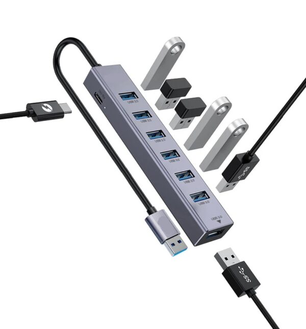 4DA02 USB 3.0 7 Port hub