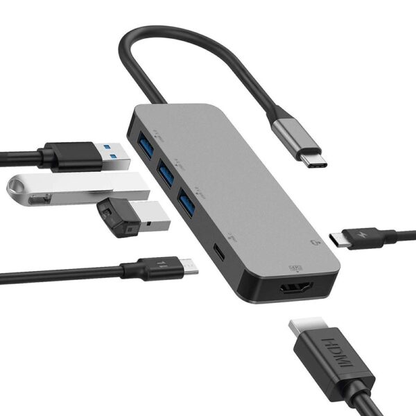 4DC06 USB-C to HDMI+USB 3.0+USB-C+PD Dock