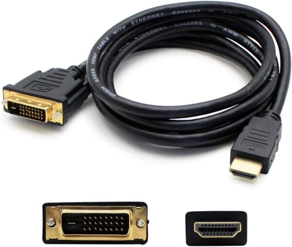 10AC01 DVI-D 24+1 M to HDMI M Cable
