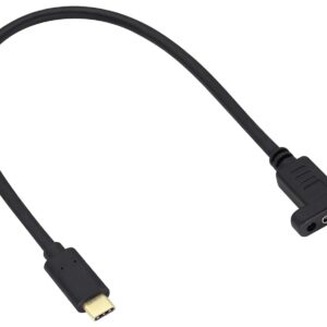 6BA12 USB 3.1 C M to C F P.M Pigtail