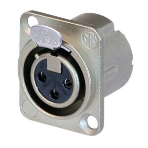 6DA04 XLR F Panel Mountable