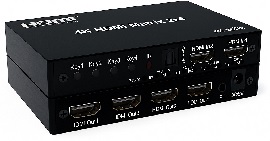 AT-7DB01 HDMI 2.0v Matrix Switch 2x4 with Audio