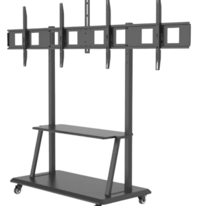 AT-5AE06 Display Floor Mount Cart Heavy Duty Dual Display