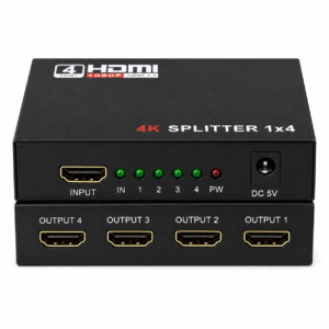 AT-7AA02 4K30Hz HDMI 1.4 Splitter 1x4