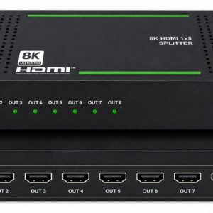 AT-7AC13 8K60Hz HDMI 2.1 Splitter 1x8 with Audio out