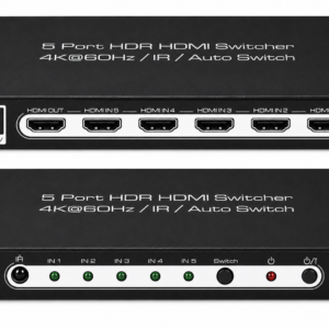 AT-7BB02 4K60Hz HDMI 2.0 Auto Switcher 5x1