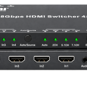 AT-7BB11 4K60Hz HDMI 2.0 Auto Switcher 4x1 with Audio out