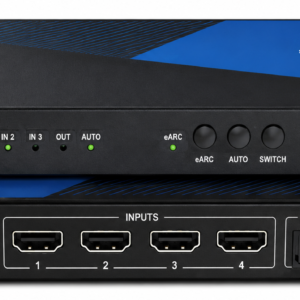 AT-7BC12 8K60Hz HDMI 2.1 Auto Switcher 4x1 with Audio out