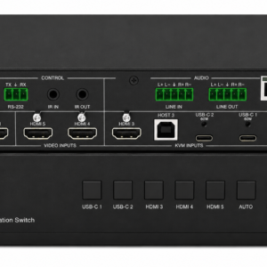 AT-7BD02 4K60Hz HDMI&USB-C Presentation Switcher 5x1 with HDBaseT 70M Out