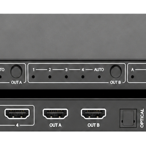 AT-7DB02 4K60Hz HDMI 2.0 Matrix Switcher 4x2 with Audio