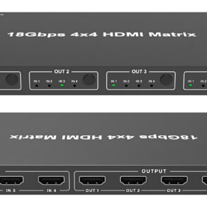 AT-7DB03 4K60Hz HDMI 2.0 Matrix Switcher 4x4