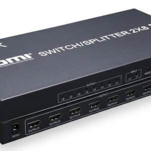 AT-7DB13 4K60Hz HDMI 2.0 Matrix Switch 2x8